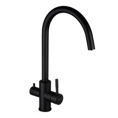 Изображение товара Смеситель для кухни Esko Kitchen черный с высоким изливом с подключением к фильтру однорычажный (K22 B)