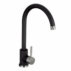 Изображение товара Смеситель для кухни Granula Standart черный с высоким изливом однорычажный (ST-4031, ЧЁРНЫЙ)
