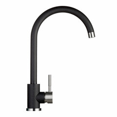 Смеситель для кухни Granula Standart черный с высоким изливом однорычажный (ST-4031, ЧЁРНЫЙ) - фото 7