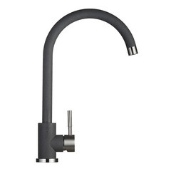 Смеситель для кухни Granula Standart графит с высоким изливом однорычажный (ST-4031, ГРАФИТ) - фото 3