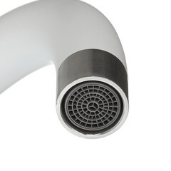 Смеситель для кухни Granula Standart белый с высоким изливом однорычажный (ST-4031, БЕЛЫЙ) - фото 5