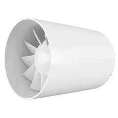 Вентилятор канальный осевой НашВент Блюз d100 мм белый - фото 3