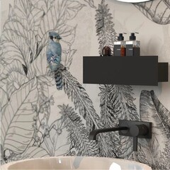 Полка для ванной Flow Skyline 300х92х90 мм металл черная (Fl-sky-m30-ч) - фото 5