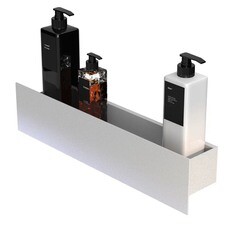 Полка для ванной Flow Skyline 400х92х90 мм металл белая (Fl-sky-m40-б) - фото 2
