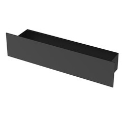 Полка для ванной Flow Skyline 400х92х90 мм металл черная (Fl-sky-m40-ч) - фото 1