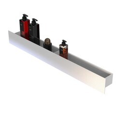 Полка для ванной Flow Skyline 800х92х90 мм металл белая (Fl-sky-m80-б) - фото 3