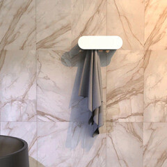 Вешалка для ванной Flow Round 3 крючка на шуруп металл белая (Fl-ro-hook30-б) - фото 3