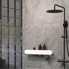 Полка для ванной Flow Round с крючками 700х92х90 мм металл белая (Fl-ro-pat70п-б) - фото 5