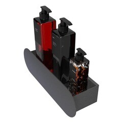 Полка для ванной Flow Round 300х92х90 мм металл черная (Fl-ro-m30-ч) - фото 2