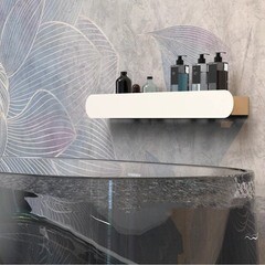 Полка для ванной Flow Round 800х92х90 мм металл белая (Fl-ro-m80-б) - фото 5