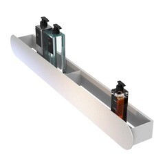 Полка для ванной Flow Round 800х92х90 мм металл белая (Fl-ro-m80-б) - фото 3