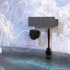 Вешалка для ванной Flow Bee 3 крючка на шуруп металл черная (Fl-bee-hook30-ч) - фото 3