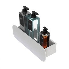 Полка для ванной Flow Radius 300х92х90 мм металл белая (Fl-ra-m30-б) - фото 3