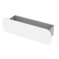 Полка для ванной Flow Radius 300х92х90 мм металл белая (Fl-ra-m30-б) - фото 1