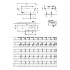 Ванна стальная Kaldewei Saniform Plus 170х70 см без ножек (111800010001) - фото 2