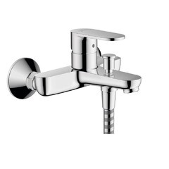 Комплект смесителей для ванны Hansgrohe Vernis хром с лейкой d100 мм со шлангом 1600 мм со стойкой 650 мм (10000001) - фото 7