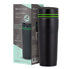Термокружка 380 мл Master House Innsbruck черная - фото 2