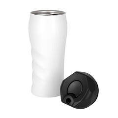 Термокружка 420 мл Master House Chamonix белая - фото 3