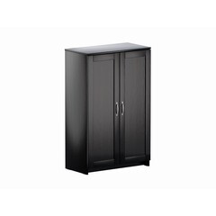 Изображение товара Тумба Шведский Стандарт Сириус 412х782х1234 мм 2 двери дуб венге