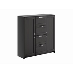 Изображение товара Тумба Шведский Стандарт Сириус 412х1171х1234 мм 2 двери 4 ящика дуб венге