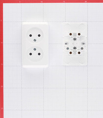 Розетка Systeme Electric Этюд накладная белая (PA16-005B) - фото 4