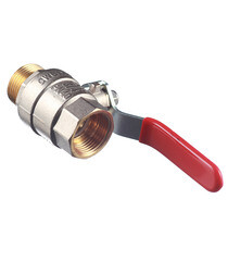 Кран шаровой латунный Valtec Base 3/4 ВР(г) х 3/4 НР(ш) ручка прямой (VT.215.N.05) - фото 3