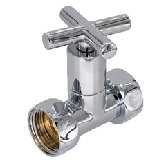 Вентиль латунный СТМ Термо 1/2 ВР(г) х 1/2 ВР(г) для полотенцесушителя (CPVS1212) - фото 1