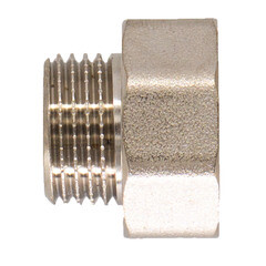 Переходник CTM 1 1/4 ВР(г) х 1/2 НР(ш) латунный - фото 4