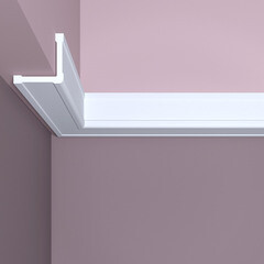 Угол внешний из экополимера ударопрочный 40х40х2000 мм Bello Deco XPS У4 - фото 1