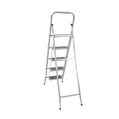 Стремянка стальная 5 ступеней 200 мм 1,15 м Zalger - фото 2