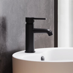 Смеситель для раковины Damixa Scandinavian Pure однорычажный черный (360210300) - фото 10