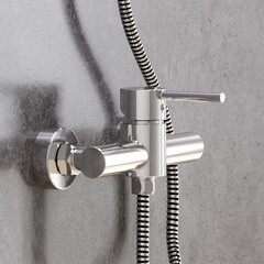 Смеситель для душа без излива Damixa Scandinavian Pure хром без лейки однорычажный (362000000) - фото 10