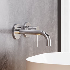 Смеситель для раковины встраиваемый Damixa Scandinavian Pure хром однорычажный (360260000) - фото 6