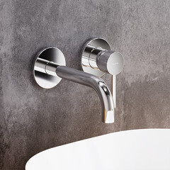 Смеситель для раковины встраиваемый Damixa Scandinavian Pure хром однорычажный (360260000) - фото 5