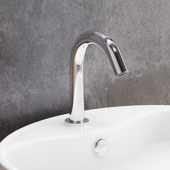 Смеситель для раковины Damixa Scandinavian Pure сенсорный хром (360290000) - фото 4