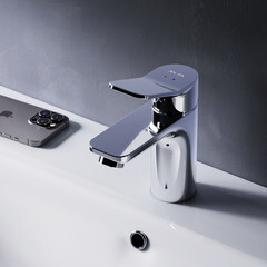 Смеситель для раковины AM.PM X-Joy однорычажный хром (F85A02100) - фото 9