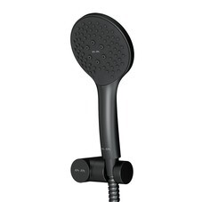 Лейка для душа AM.PM Gem 1 режим со шлангом 1750 мм с держателем пластик черная (F0119022)