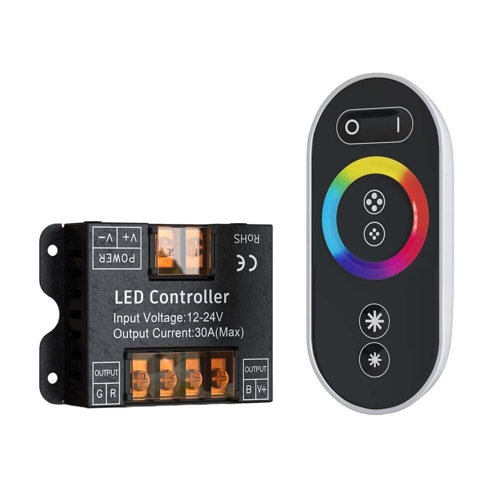 Изображение товара Контроллер для светодиодных лент RGB 360 Вт с пультом RF управление