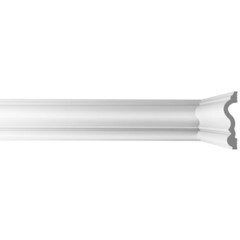 Молдинг из экополимера ударопрочный 80х19х2000 мм под покраску Bello Deco XPS M 9 белый - фото 5