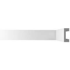 Молдинг из экополимера ударопрочный 40х15х2000 мм под покраску Bello Deco XPS M 18 белый - фото 5