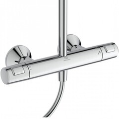 Душевая система Ideal Standard Ceratherm T25 с верхним душем с лейкой с термостатом хром (A7627AA) - фото 2