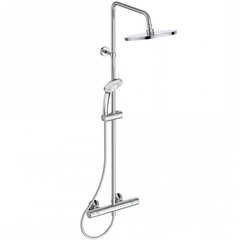 Душевая система Ideal Standard Ceratherm T25 с верхним душем с лейкой с термостатом хром (A7627AA) - фото 1