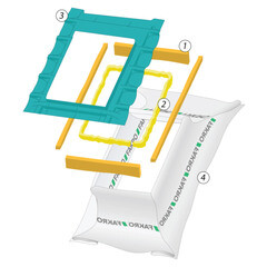 Оклад гидро-пароизоляционный Fakro XDK RU 940х1400 мм - фото 5