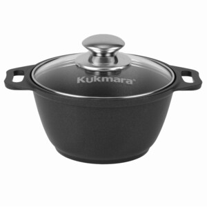 Кастрюля Kukmara Традиция 1 л литой алюминий с антипригарным покрытием ...