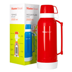 Термос 2 л Master House Венеция красный - фото 2