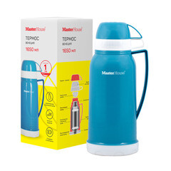Термос 1,65 л Master House Венеция синий - фото 3