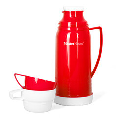 Термос 1 л Master House Венеция красный - фото 3