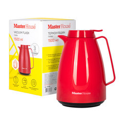 Термос-кувшин 1,5 л Master House Турин красный - фото 3