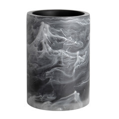 Стакан для ванной WasserKraft Neime настольный полирезин черный/белый (K-1928) - фото 1