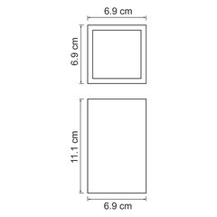 Стакан для ванной WasserKraft Kammel настольный полирезин белый/серый (K-9128) - фото 2